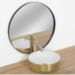 Накладной умывальник Rea Sami Gold White Накладной умывальник Rea Sami Gold White